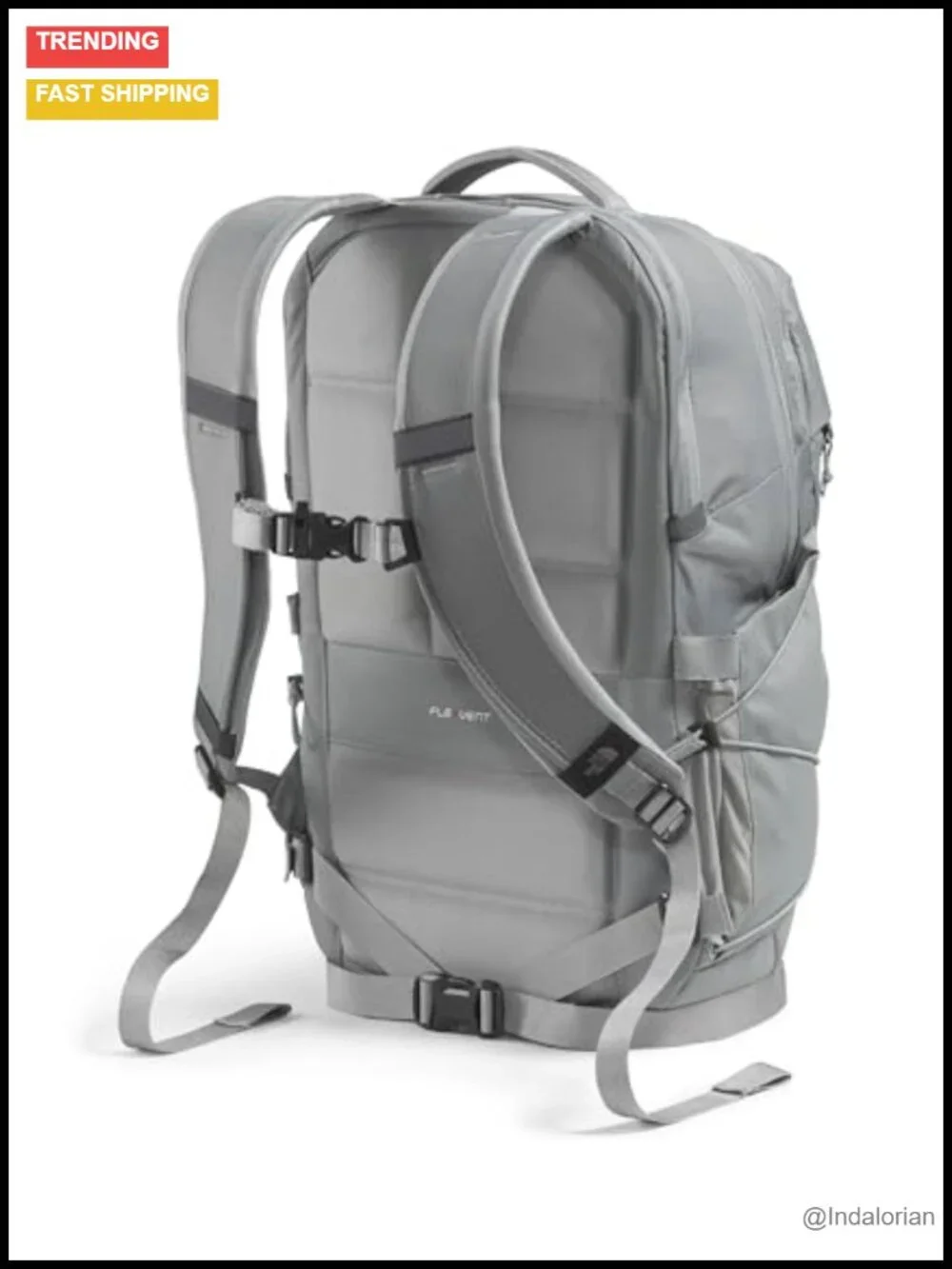 30L Laptop Backpack with Fleece-Lined Pocket, Water Repellent, Padded Sleeve,